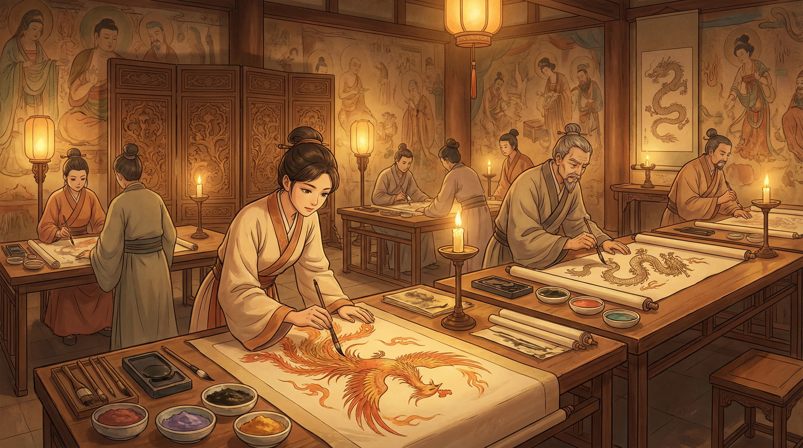 画师入驻 - 秋瓷炫 ed2k 国风动漫画师